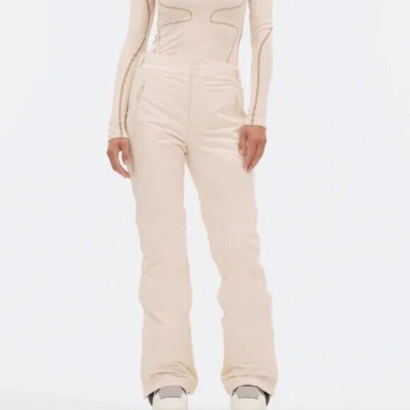 Halfdays Alessandra Ski Snow Pants Oatmilk Size Small - Picture 1 of 13